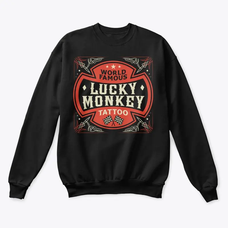 Lucky Monkey Tattoo Hot Rod Design