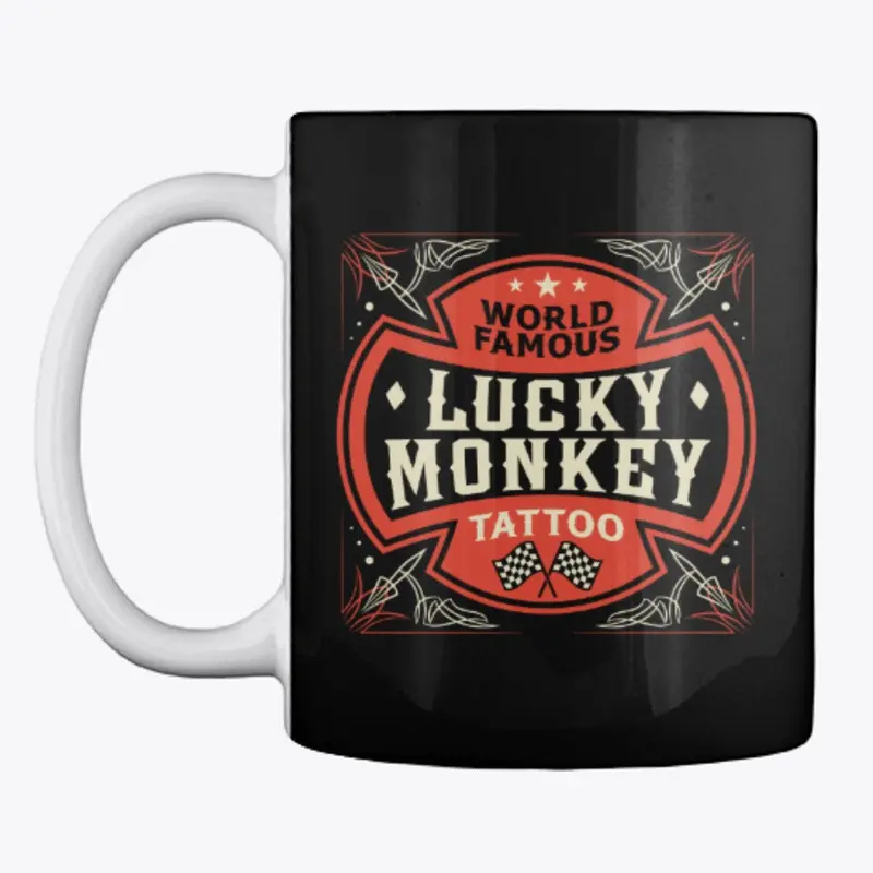 Lucky Monkey Tattoo Hot Rod Design