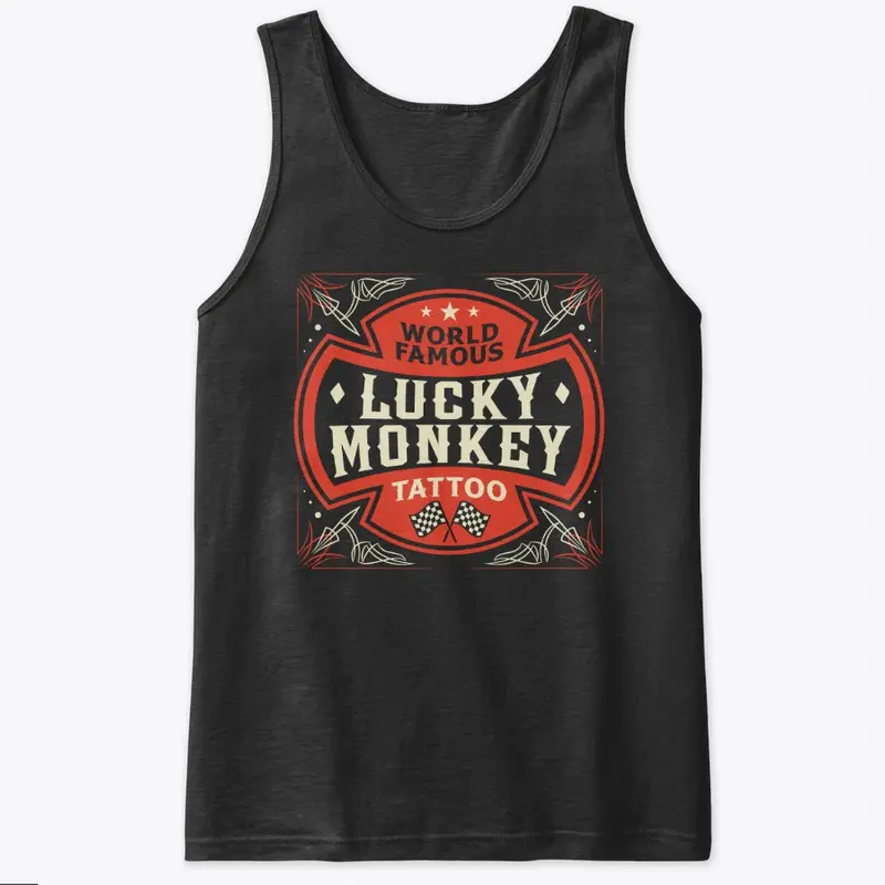 Lucky Monkey Tattoo Hot Rod Design