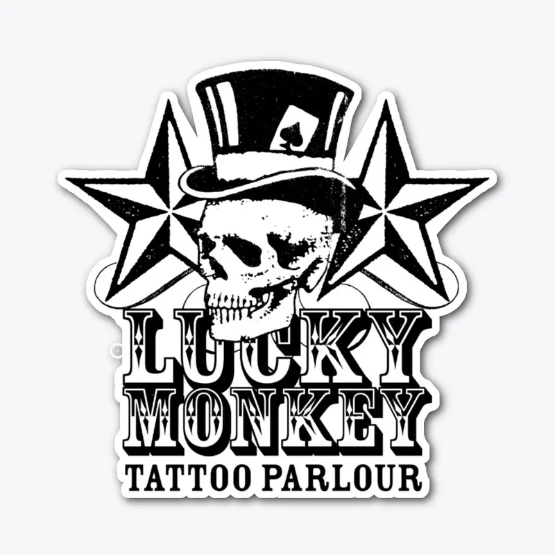 OG Lucky Monkey Tattoo Skull Design 2