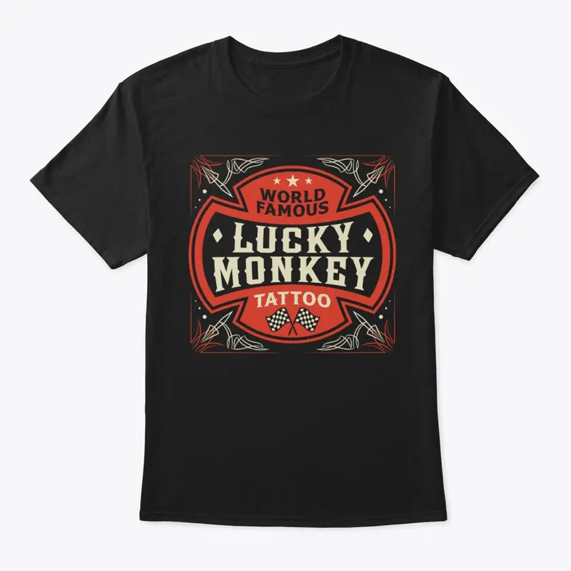 Lucky Monkey Tattoo Hot Rod Design